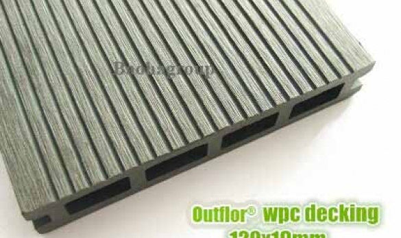 Sàn gỗ nhựa WPC ngoài trời tấm rỗng OBM120-19B
